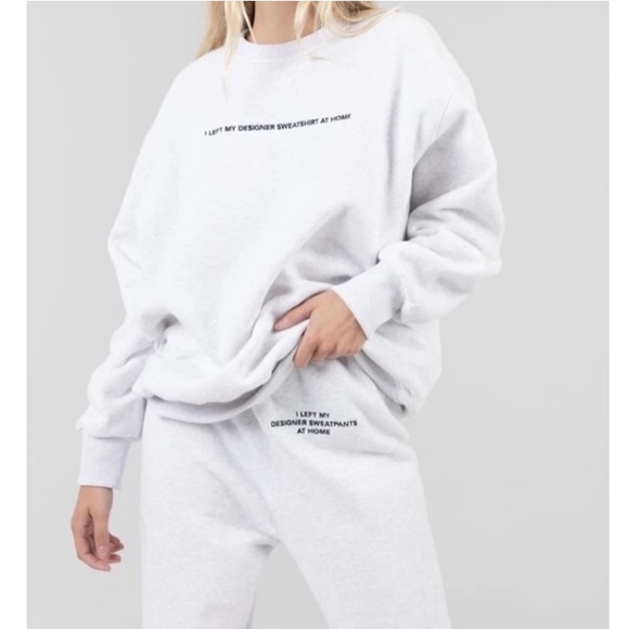 I left my designer sweatpants at home Clearance